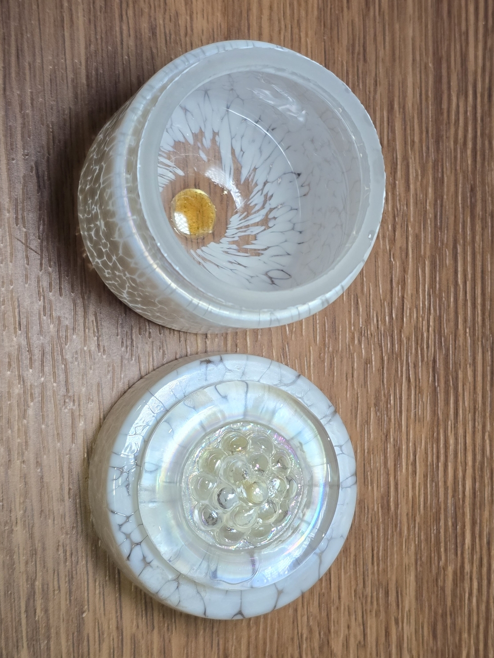 Thomas O'Brien "Vintage Modern" Lidded Glass Vanity Jar - Picture 3 of 7